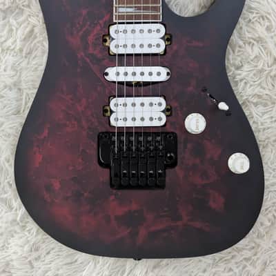 Ibanez RG Series RG470DXWWZM Solid Body Electric Guitar, Wine Red Frozen Matte image 7