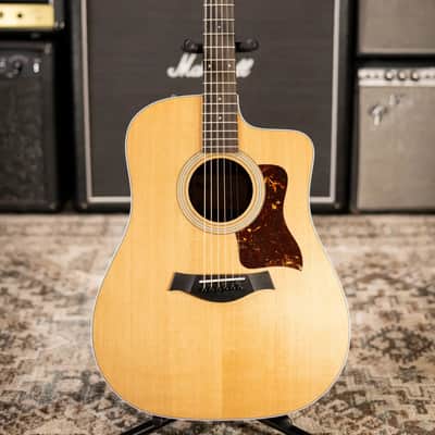 Taylor 210ce Dreadnought Acoustic/Electric Guitar with Gig Bag image 3