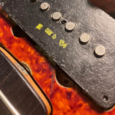 Fender Jazzmaster  1964-1972 - Firemist Gold refin w/ Fender HSC image 12