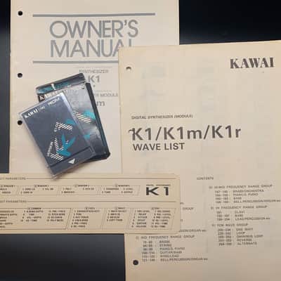 Kawai K1M Desktop Vintage Polyphonic Multitimbral Digital Synthesizer Module - year 1988 image 2
