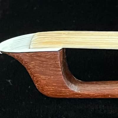Antique vintage Conrad Gotz*** 3 star bow Violin Bow - grafted, repaired, and just a bit longer image 7