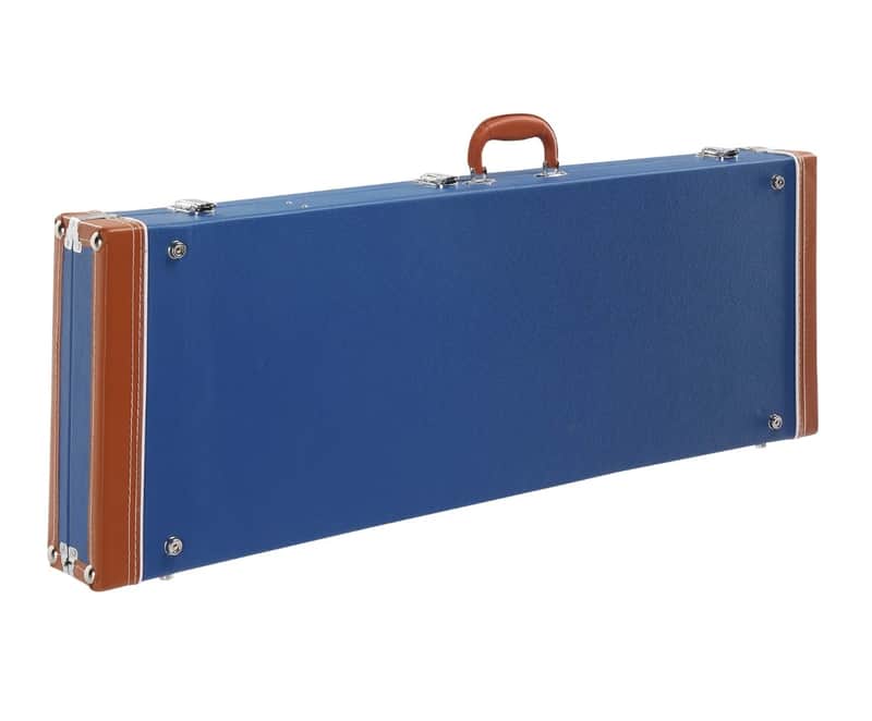 Baby Blue Stratocaster • Telecaster • Hard Wooden Case image 1