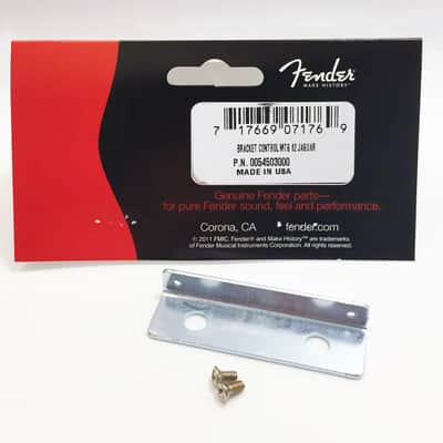 Genuine Fender Roller Control Pot Mount Bracket Plate for '62 USA Jaguar Guitar image 1