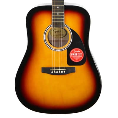 Fender Squier Dreadnought Acoustic Guitar - Sunburst image 1