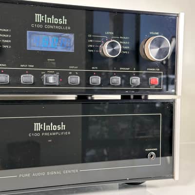 McIntosh C100 Preamplifier & C100 Controller Dual Chassis image 6