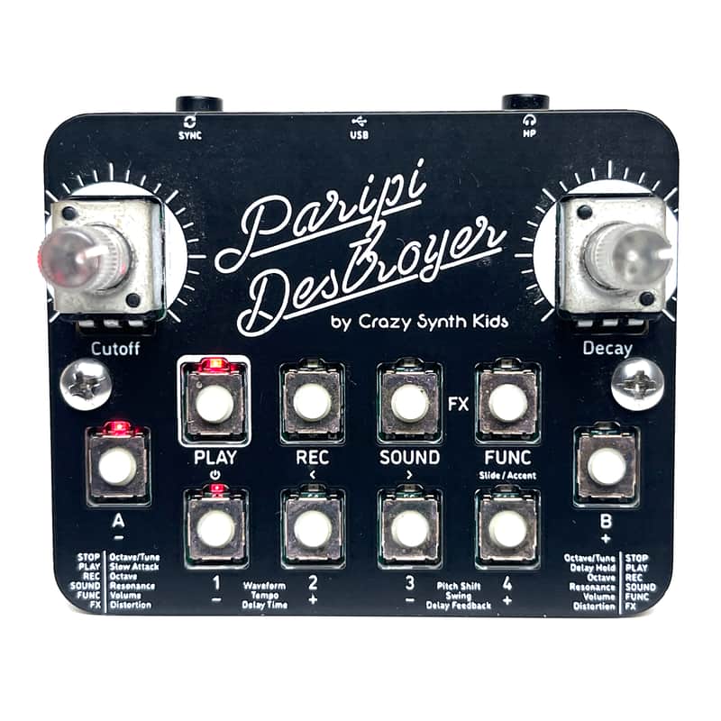 Crazy Synth Kids Paripi Destroyer Extremely Rare Nano Acid Bass