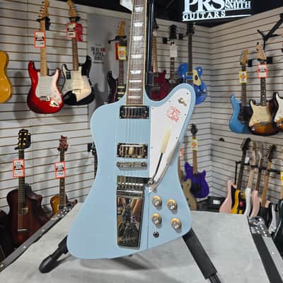 Epiphone 1963 Firebird V - Frost Blue w/ OHSC & PLEK*D #644 image 5