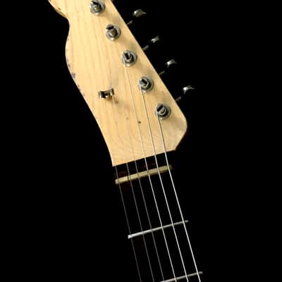 LEFTY! TL62 Vintage Custom Relic USA Double Bound Aged Sunburst Left Tele Guitar Kuwabara 7.7 lb HSC image 3