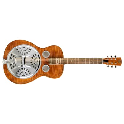 Dobro Hound Dog Deluxe Round Neck Vintage Brown Epiphone image 2