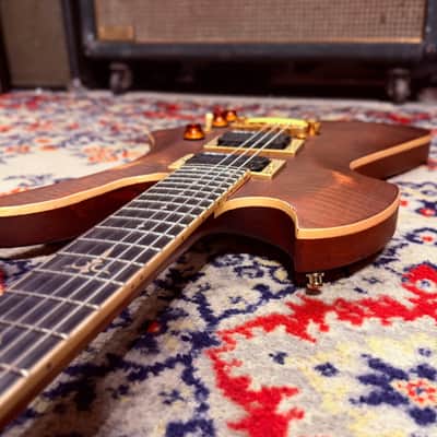 2010 B.C. Rich Mockingbird Archtop - Antique Violin Satin - Limited Run image 9