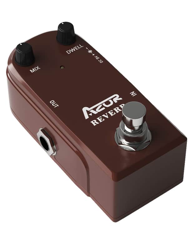 AZOR AP311 Spring Reverb Guitar Effect Pedal with True Bypass Aluminium alloy case image 1