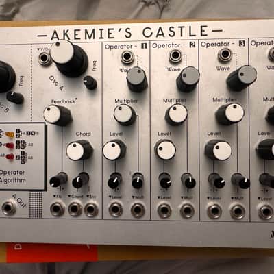 ALM/Busy Circuits ALM011 Akemie's Castle FM Dual VCO Eurorack Synth Module 2015 - Present - Silver image 1
