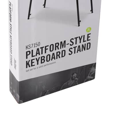 On-Stage KS7150 Platform Style DJ Keyboard/Mixer Stand + Laptop Backpack Bag image 10