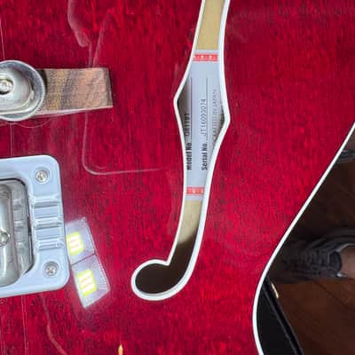 Gretsch G6119T Players Edition Tennessee Rose with String-Thru Bigsby 2016 - 2020 - Dark Cherry Stain image 7