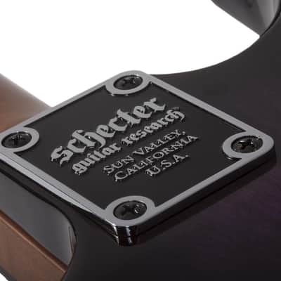 Schecter Traditional Pro Transparent Purple Burst image 11