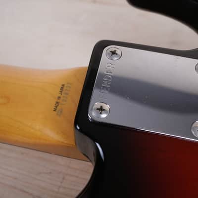 Fender JB-62LH Jazz Bass Reissue MIJ 1990 Sunburst Lefty Handed Lefty Japan w/ Bag image 18