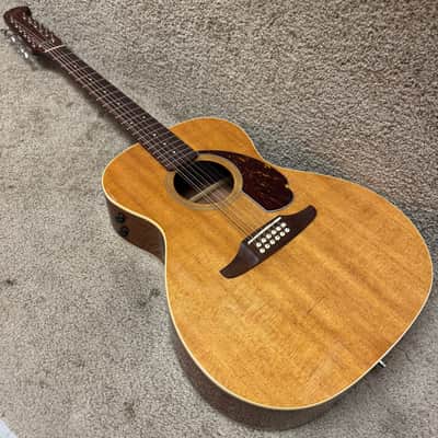 Fender Villager 12-String Acoustic Electric Guitar W Deluxe Bag image 3