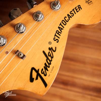 Fender Stratocaster Hardtail Black 1974 image 6