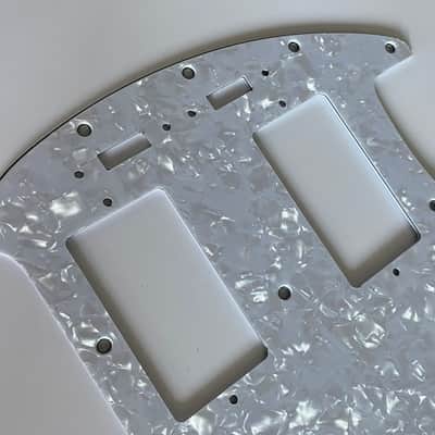 Custom 4 Ply White Pearl Fits US Mustang With PAF Humbucker Pickup Guitar Pickguard Scratch Plate image 6