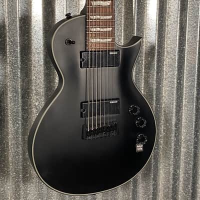 ESP LTD EC-258 8 String Black Satin Guitar EC258BLKS #1577 Used image 4