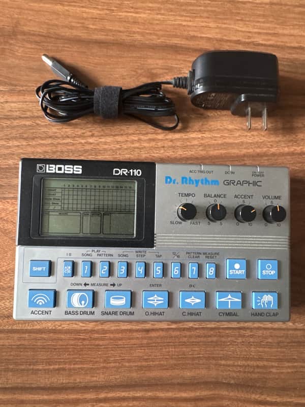 Vintage 1983 Boss DR-110 Analog Drum Machine image 1