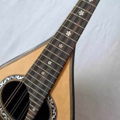 1926 Luigi Embergher Orchestra Model No. 3 — Roman bowlback mandolin, all original. image 8