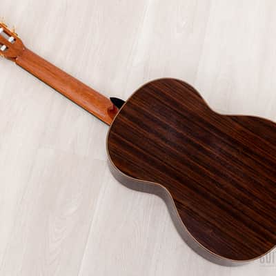 1979 Yasuyuki Abe Model No. 004 Vintage Classical Guitar, Spruce + Rosewood w/ Case image 15