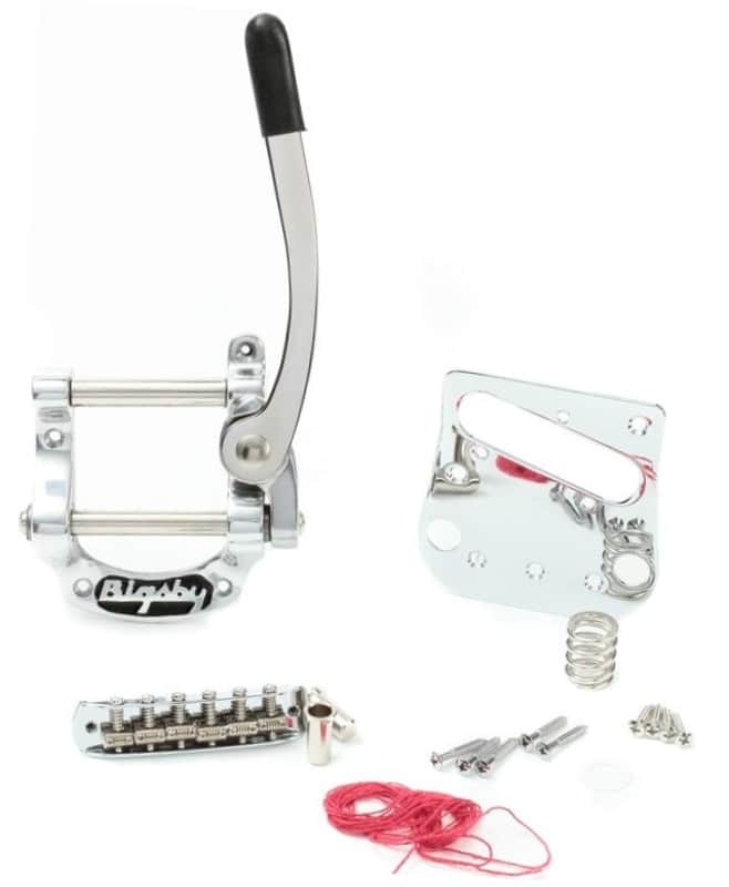 Bigsby Logo "Pinless" B5 Conversion Bridge Kit For Tele~W/Hardware~USA~OB New image 1
