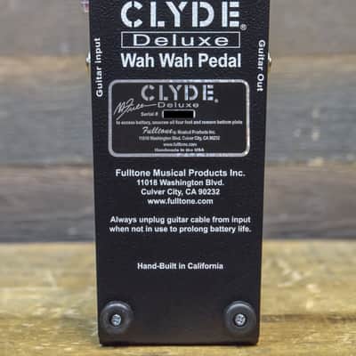 Fulltone Clyde Deluxe Wah Booster/Buffer 3-Mode Electric Guitar Effect Pedal image 10