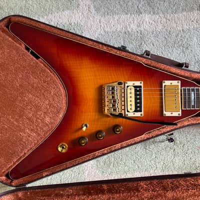 Ibanez X-Series RR550SC "Rocket Roll" 1983 - Flamed Maple Sunburst image 5