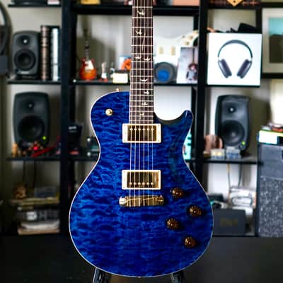 PRS 20th Anniversary Artist Top SingleCut Custom 22 Quilted Blue Brazilian Board 2007 image 25