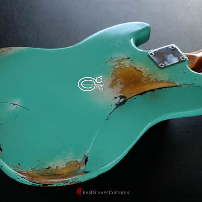 Fender Standard Jazz Bass Seafoam Green Heavy Relic Aged (RARE) image 8