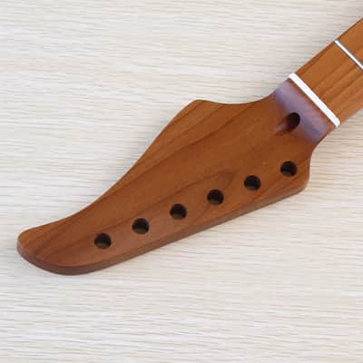 Canada Roasted Maple Strat Guitar Neck,22-Fret image 4