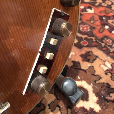 Vintage 1959 Hofner Club 60 Natural Blonde Electric Guitar w/ Bound Ebony Flame image 6