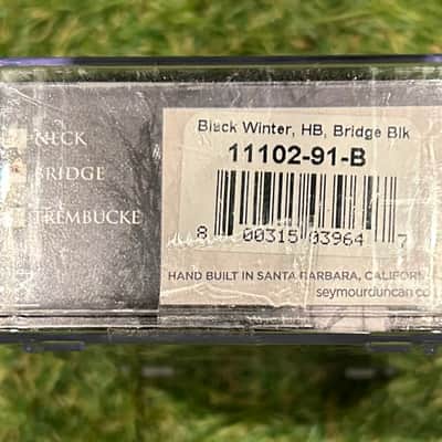 Seymour Duncan Black Winter Bridge Humbucker 2010s - Black image 3