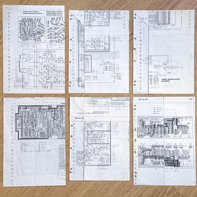 Roland Jupiter 8 Service Schematics // ORIGINAL // Impossible to find