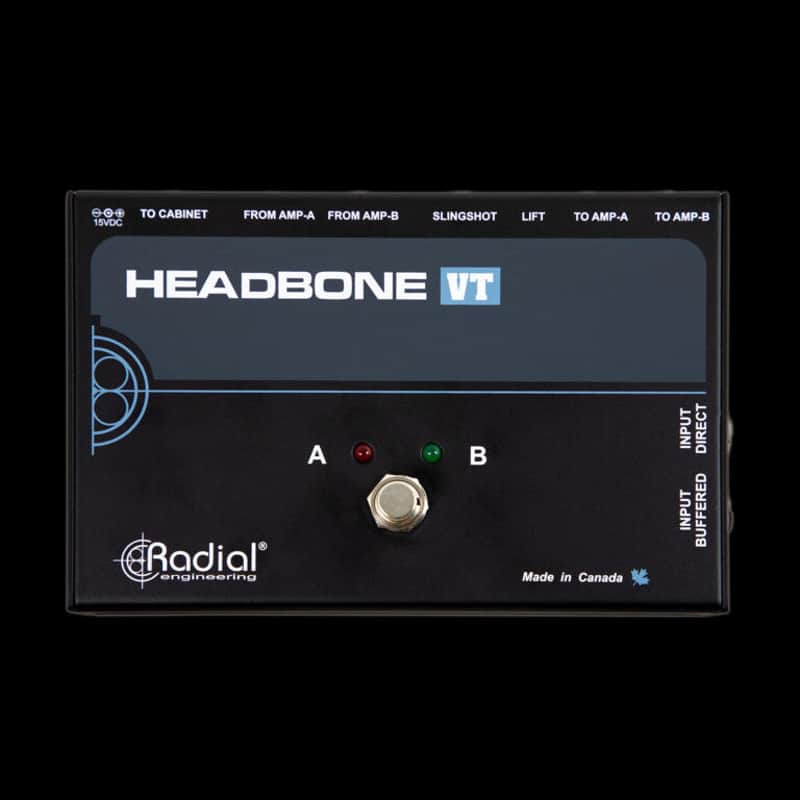 Radial Engineering Headbone VT Tube Amplifier Head Switcher Pedal image 1