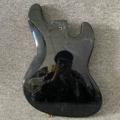 Left Handed Black Jazz Bass Style Body DIY Project image 5
