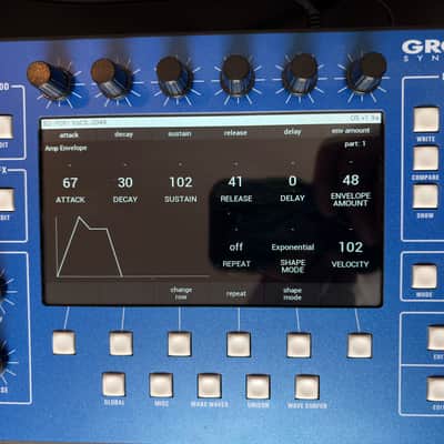 Groove Synthesis 3rd Wave 8M 8-Voice Desktop Synthesizer 2025 - Present - Blue image 12