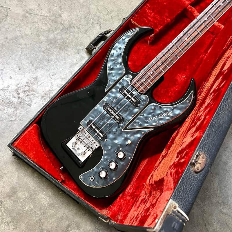 Burns Baldwin Bison Bass 1960's Black beauty original vintage uk