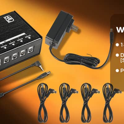 Caline CP-202 Pedal Power Supply True Isolated Pedal Board Power Supply with 8 Outputs 9V 12V 18V, Short Circuit Overcurrent Protection  Fast US Ship image 4