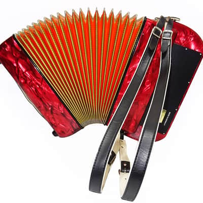 Close to New! Hohner Club llB Diatonic Squeezebox, German Button Accordion, Straps 2052, High Quality Harmonica, Amazing sound! image 10
