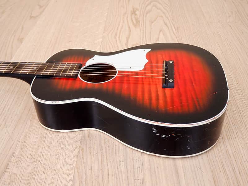 1960s Stella by Harmony H933 Vintage Parlor Acoustic Guitar | Reverb