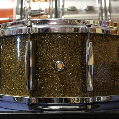 Pearl 6.5x14 Masters Studio Snare Drum in Bronze Sparkle image 3