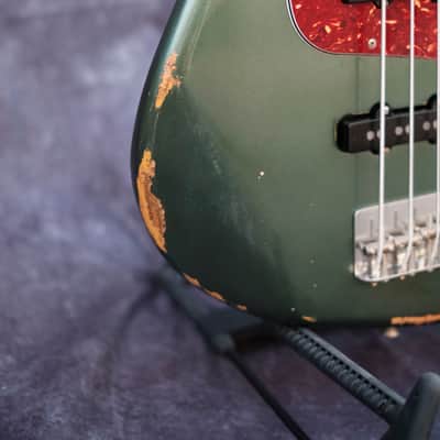 Byzantine J Bass 2026 - Nitro lacquer Sherwood green relic image 4