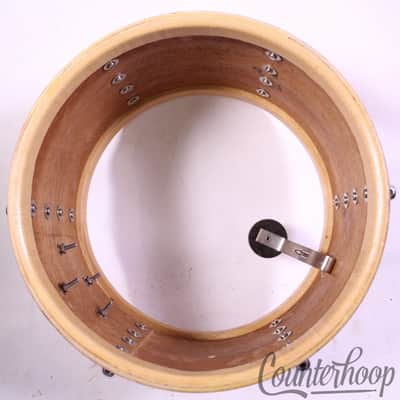 *Slingerland 20,12,14" Modern Jazz Radio King Drum Set Champagne Vintage 60s* image 23