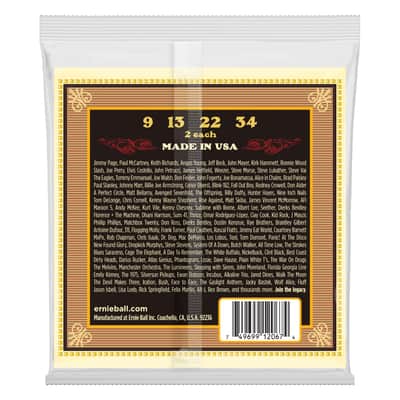 Ernie Ball Earthwood #2065 Mandolin Light 80/20 Bronze Loop End Set .009 - .034 image 2