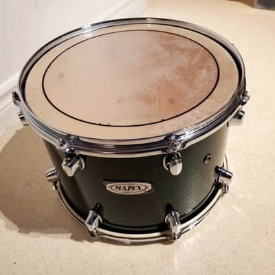 VTG MAPEX 14"x10" Emerald Green Rack Tom Drum Maple "Pro M" - Awesome! image 2