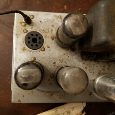 Craftsmen Rare mono tube amp dual 6W6 10 watt C450 1954 - chrome image 3