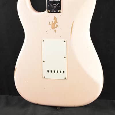 Mint Fender Limited Edition '59 Stratocaster - Relic Super Faded Aged Shell Pink image 11
